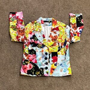 Alberto Makali ladies Colorful Floral Blazer